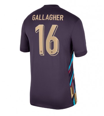 England Conor Gallagher #16 Replika Udebanetrøje EM 2024 Kortærmet